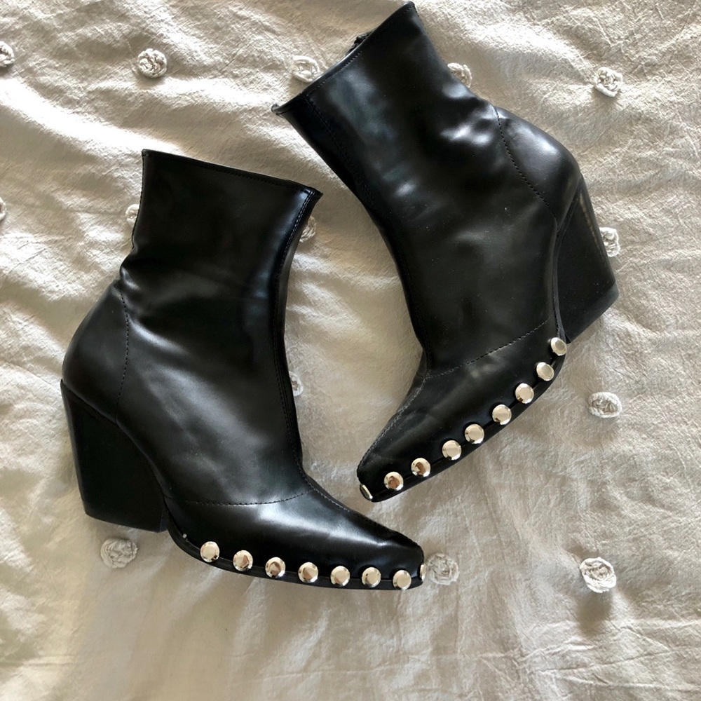 Jeffrey Campbell studded booties